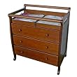 Emily 3 Drawer Changing Table in Coffee Finish By Da Vinci Baby Furniture