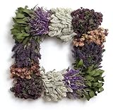 16 Square Frame Six HERB Kitchen Home Decor WREATH
