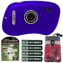 Vivitar Vivicam 1.3MP 3 In 1 Digital Camera, PC Web Cam, and Video V15 Purple with Accessory Bundle