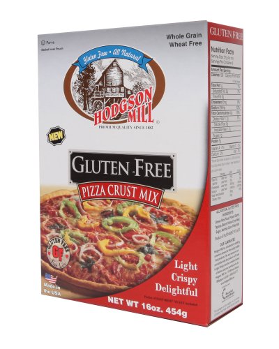 Hodgson Mill Gluten Free Pizza Crust Mix, 16-Ounce (Pack of 6)