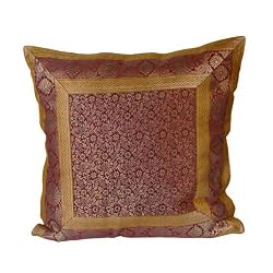 Indian Hand Crafted Silk Fabric Pillow Cases