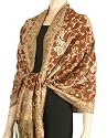 70" x 28" Double Layer Jacquard Paisley Pashmina Shawl / Wrap / Stole