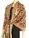 70" x 28" Double Layer Jacquard Paisley Pashmina Shawl / Wrap / Stole