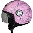 AFX Vine Adult FX-42A Pilot Harley Motorcycle Helmet - Flat Pink
