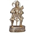 Spiritual Gifts Lord Hanuman Brass Statue in Standing Posture 6 x 3 x 11 inches