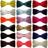 Plain Mens Pre-Tied Bow Tie