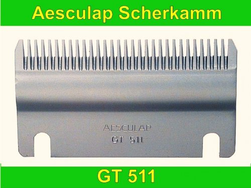 Aesculap GT 511 Ersatz Scherkamm Schermesser Untermesser unten