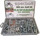 Specbolt Kawasaki KX two stroke Bolt Kit for Maintenance & Restoration of MX Dirtbike OEM Spec Fastener