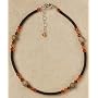Swarovski Crystal and Picture Jasper Ankle Bracelet
