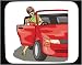 Decorated Mouse Pad with human, body, individuals, individual, car, auto, persons, cat, young, hand, into, humans, people, woman, cats, animal, person, get