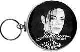 Michael Jackson Button Keychain 2.25" Collectible # 007 - King of Pop Tribute