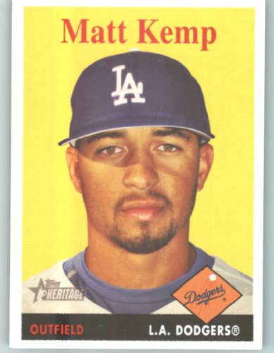 2007 Topps Heritage #244 Matt Kemp - Los Angeles Dodgers (Baseball Cards)