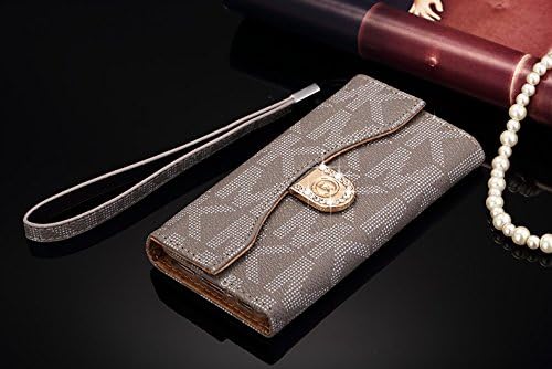 iPhone6/6s Plus Case - Slowfishp® Luxury 3F-Leather Wallet Style Flip Case Apple iPhone 6 Plus (5.5") Retail Packaging (Free gifts: 1x Screen Protector, 1x Touch Pen, 1x Anti Dust Plug) (Gray)