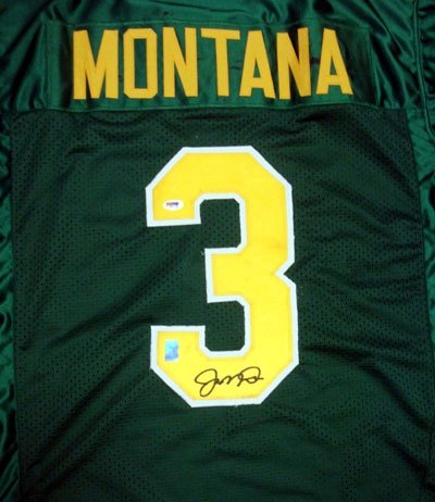 Joe Montana Autographed/Hand Signed Notre Dame Jersey PSA/DNA