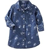 オシュコシュ OSHKOSH/ 2ピースデニムプリントドレス デニム ワンピース 9ヶ月【並行輸入】