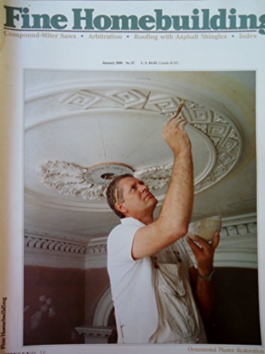 Fine Homebuilding January 1990 Number 57 Compound Mitre Sawa Arbitration Roofing With Asphalt Shingles, Index OVERSIZE