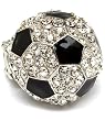 Soccer Ball - Soccer Girl / Mom Fashion Ring