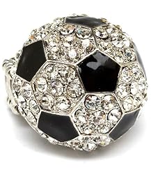 Soccer Ball - Soccer Girl / Mom Fashion Ring