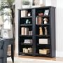 Kathy Ireland Home by Martin Furniture Tribeca Loft Black Bookcase