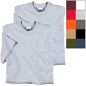 Buy Dickies 2-Pack Pocket T-Shirt - 6XL Black by Dickies