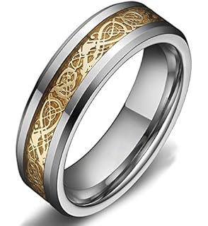 celtic gold music ring wedding