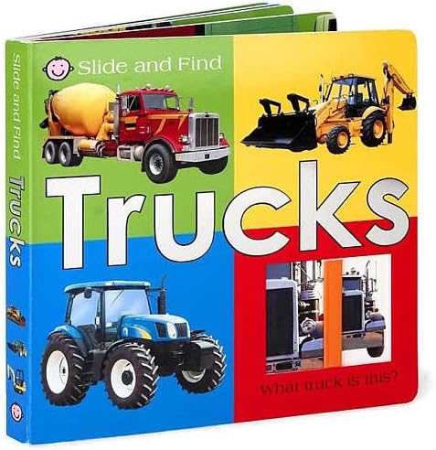 Slide And Find Trucks Board Book