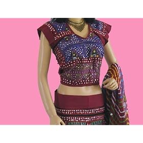 CHANIYA CHANIA CHANYA LENGHA CHOLI ETHNIC INDIA DRESS M