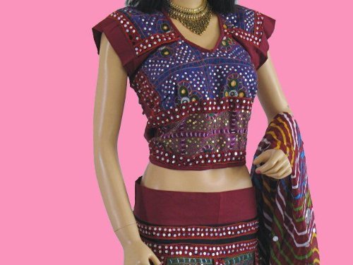 Cover image : CHANIYA CHANIA CHANYA LENGHA CHOLI ETHNIC INDIA DRESS M