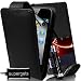 SUPERGETS� High Quality Apple Ipod Touch 4G 4TH 5G 5TH (2010,2011,2012) Generation Leather Flip Case Black Touch Screen Stylus And LCD Screen Protector