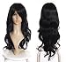 Cosplayland C086 - 70CM Wave Curly Inuyasha Naraku Daily like really Human Hair - Black