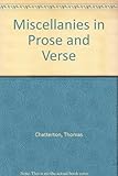 Miscellanies in prose and verse, 1778