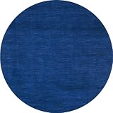 Blue Fusion Hand Tufted 6' X 6 Round Rug with Free Shipping