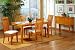 Kitchen & Housewares : 5pc Maple Finish Dining Table & Chair Set