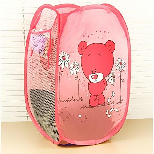 SeaOtter Town Foldable Pop-Up Mesh Hamper (Cute Bear)
