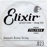 Elixir Gitarrensaite 0.023 (80/20 Bronze, Polyweb-Beschichtung)