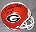 Herschel Walker Georgia Bulldogs NCAA Hand Signed Mini Football Helmet