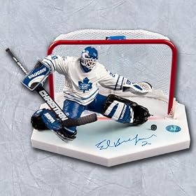 ED BELFOUR Toronto Maple Leafs SIGNED McFarlane Figure