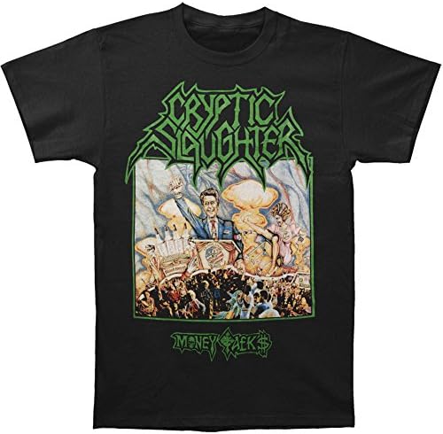 Cryptic Slaughter Men's Money Talks T-shirt X-Large Black