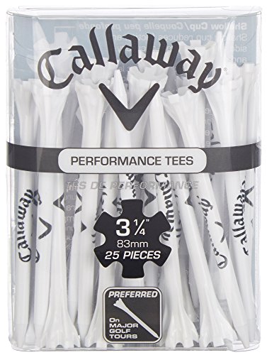 Callaway 3 1/4-Inch Performance Tee, White
