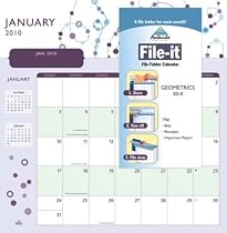 Geometrics File-it - Vertical 2010 Vertical Calendar
