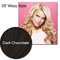 Jessica Simpson Hair Do - 23 inch Wavy Clip-In Hair Extensions - Dark Chocolate