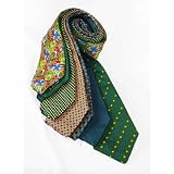 7Piece 100% Pure Silk Ties. Made in England. (512D)RRP£139.99