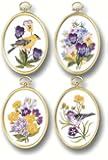 Janlynn Embroidery Kit, 4-1/4-Inch by 3-1/4-Inch , Wildflowers and Finches