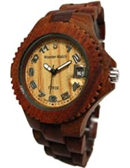 Tense Natural Sandalwood Round Analog Sports Watch G4100S ANLF