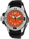 Seiko 5 Automatic Mile Marker Orange Dial Strap