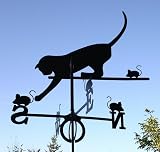 Wetterhahn Wetterfahne Katze groß