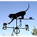 Wetterfahne "Katze" schwarz