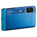 Sony DSC-TX30 Digitalkamera (18,2 Megapixel, 5-fach opt. Zoom, 8,3 (3,3 Zoll) Touchscreen, Full-HD, micro HDMI) blau