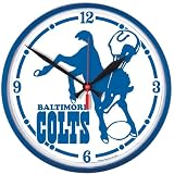 Baltimore Colts Official 12.75" diameter NFL Wall Clock