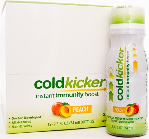 Coldkicker Peach - 2.5 Ounce Bottles (12-pack)